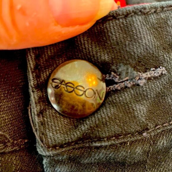 Sassoon Vintage Straight Leg Hustle Studio 54 black designer jeans mint cond. - Picture 5 of 10